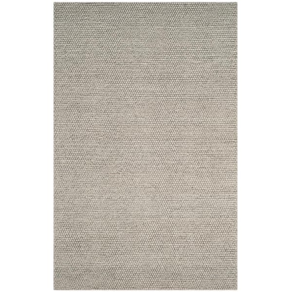Natura Silver 5 ft. x 8 ft. Solid Area Rug