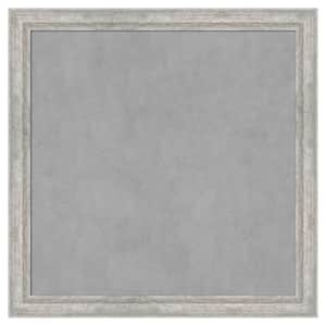 Angled Silver 27 in. x 27 in. Framed Magnetic Board