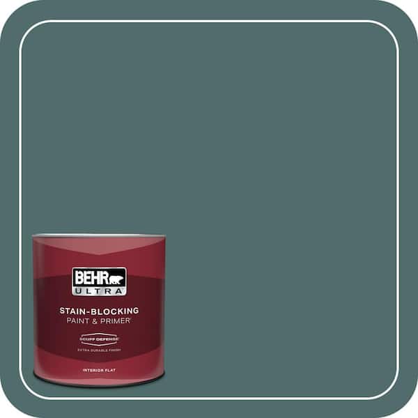 BEHR ULTRA 1 qt. #PPU12-02 Sequoia Lake Extra Durable Flat Interior Paint & Primer