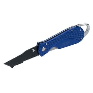 3.5 in. Carbide Spear Point Serrated Backerboard Folding Knife