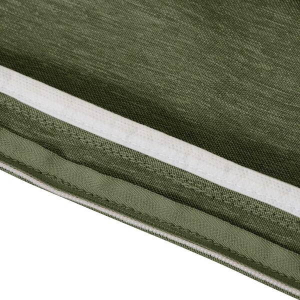 Classic Accessories Montlake FadeSafe Cushion Cover – Heather Fern Plaid, 25x25 Inches (Water Resistant)