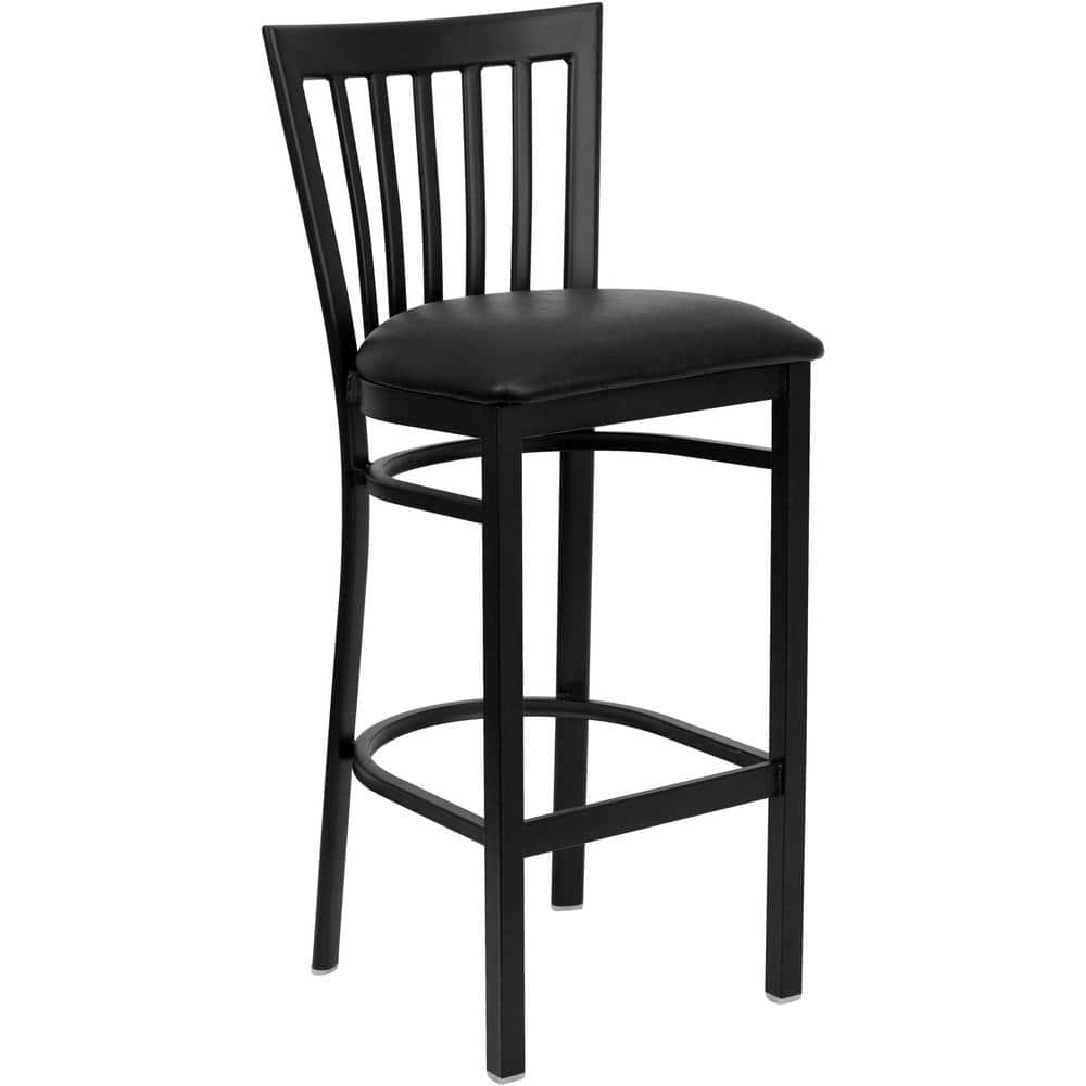 Reviews for Flash Furniture Carnegy Avenue 29 in. Black Vinyl Seat