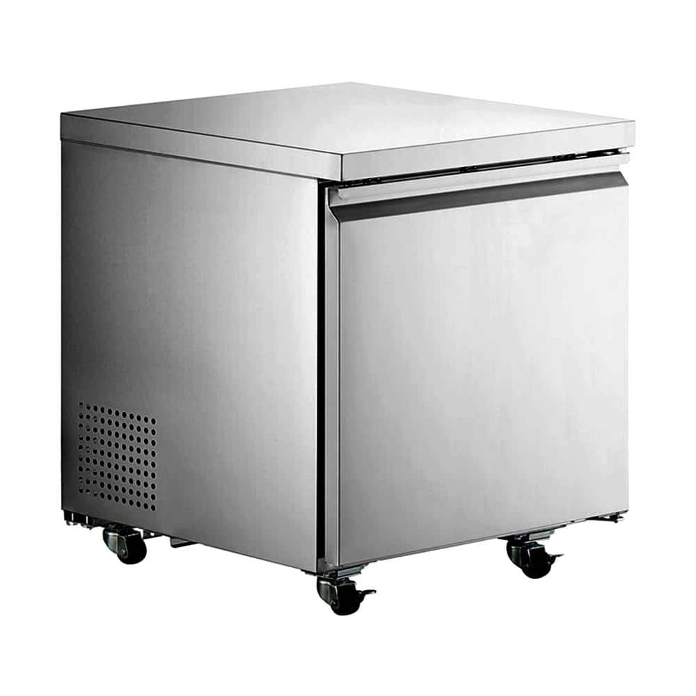 Cooler Depot 6.3 cu. ft. Auto/Cycle Defrost Commercial Undercounter Upright Freezer in Stainless