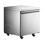 6.3 cu. ft. Auto/Cycle Defrost Commercial Undercounter Upright Freezer in Stainless
