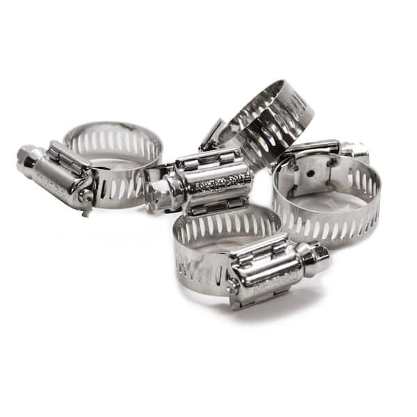 FOREVERBOLT Marine Grade 300 Series Stainless Steel, SAE #12 Worm Gear Hose Clamp treated with NL-19