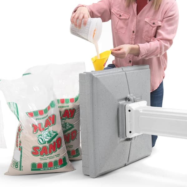 Simplay3 Dig-Free Easy Up White Classic Mailbox 420020-05 - The