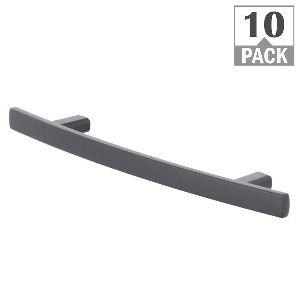 Contemporary Beam 5-1/16 in. (128 mm) matte black Classic Cabinet Pull (10-