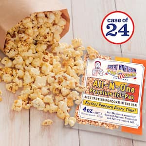 4 oz. All-in-One Movie Theater Style Popcorn Kernels, Salt, and Oil Packs