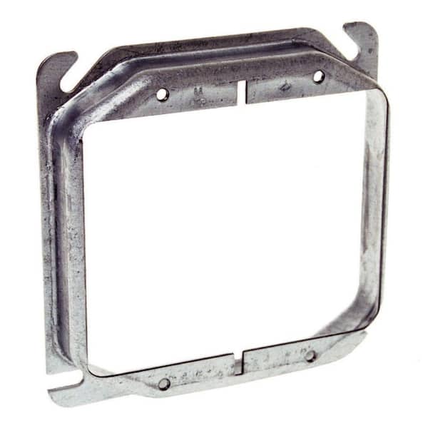 RACO 1 in. 2-Device Mud Ring Raised (10-Pack)