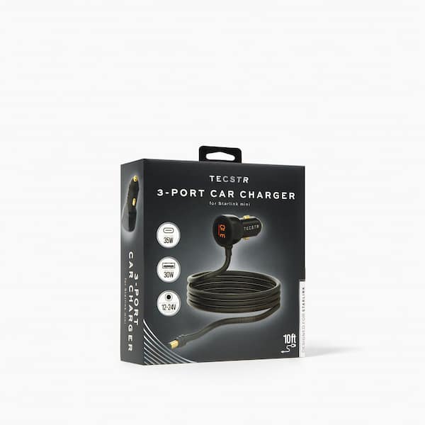 Starlink Mini Car Charger-10ft.