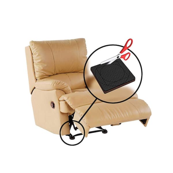 Slipstick GorillaPads Gripper Anti-skid 4-Pack 4-in Black Rubber in the  Chair Leg Tips & Furniture Glides department at