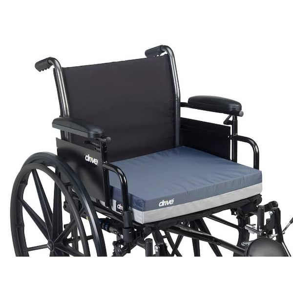 Gel E Skin Protection Wheelchair Seat Cushion, 20 inch x 16 inch x