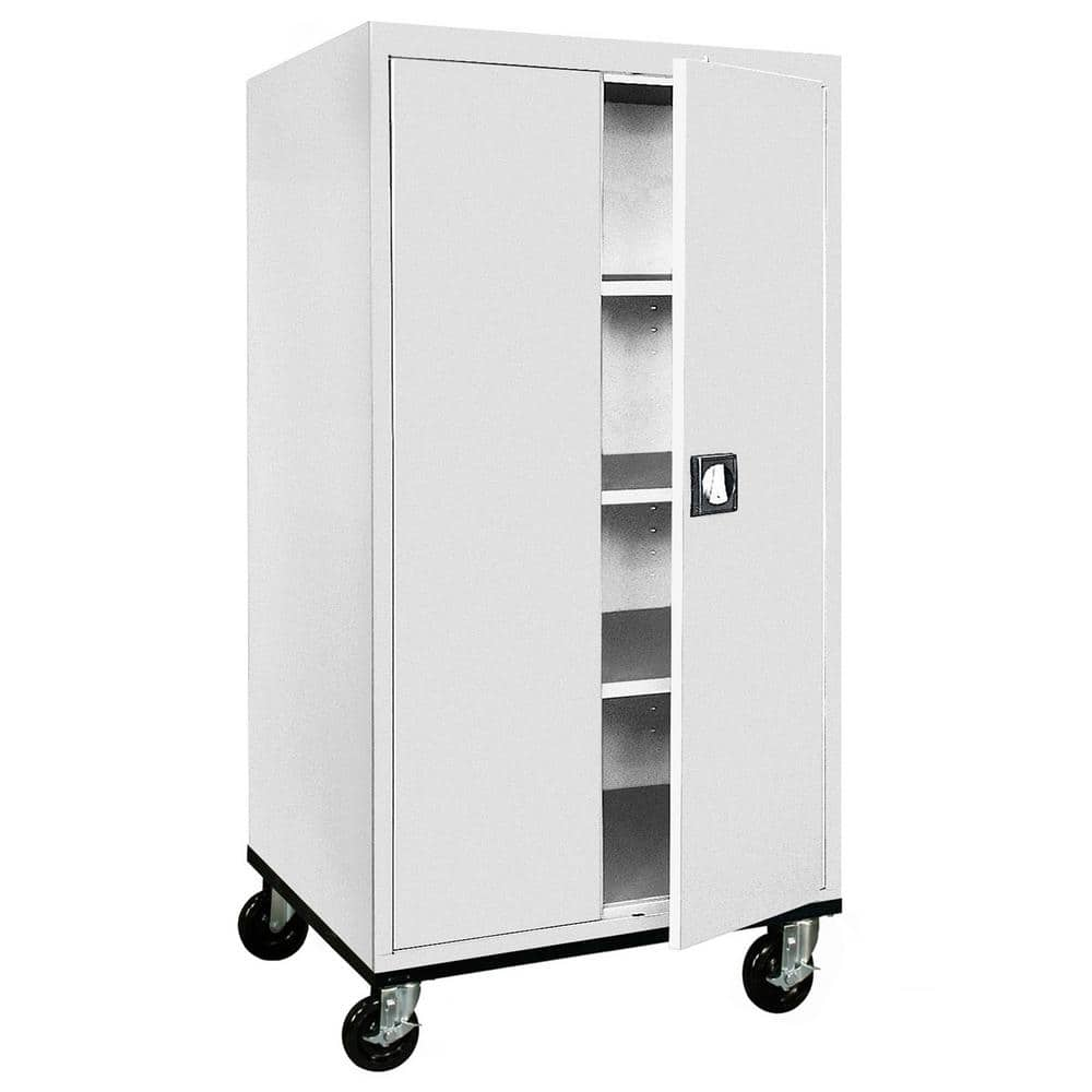 Elite Transport Series 22-Gauge Garage Freestanding Cabinet with Casters in Dove Gray (36 in. W x 72 in. H x 24 in. D) -  Sandusky, TA3R362466-05