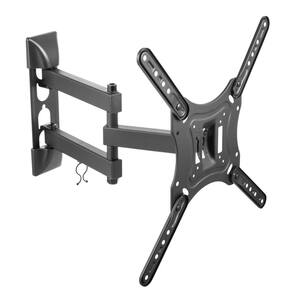 Full Motion Dual Arm TV Wall Mount for 23 in. to 55 in. Flat Panel TV's with 20° Tilt, 66 lbs. Load Capacity
