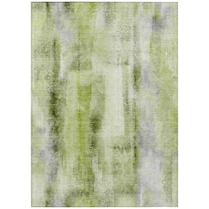 Chantille ACN537 Sage 5 ft. x 7 ft. 6 in. Machine Washable Indoor/Outdoor Geometric Area Rug