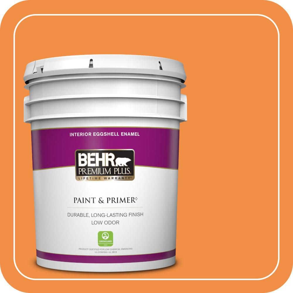5 gal. #260B-7 Bird of Paradise Eggshell Enamel Low Odor Interior Paint & Primer price history on PriceWatchPro