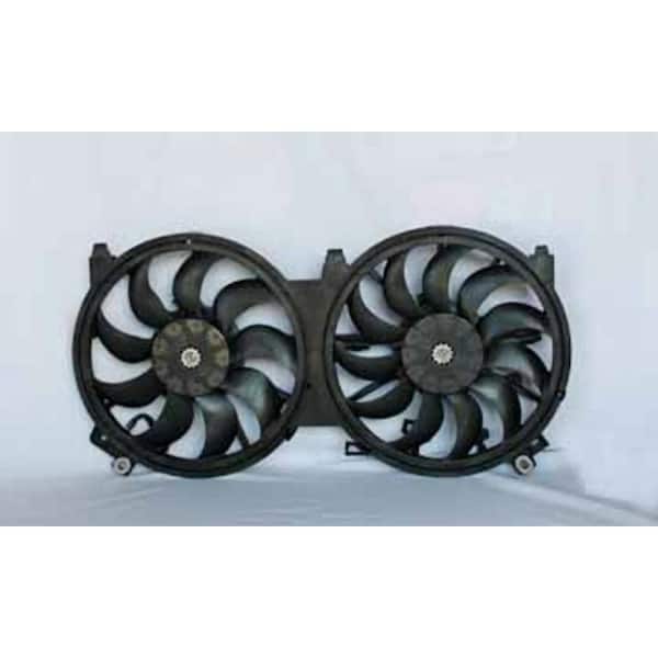 TYC Dual Radiator and Condenser Fan Assembly