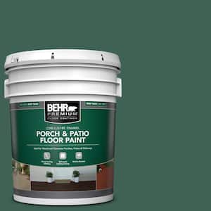 5 gal. #M430-7 Green Agate Low-Lustre Enamel Interior/Exterior Porch and Patio Floor Paint