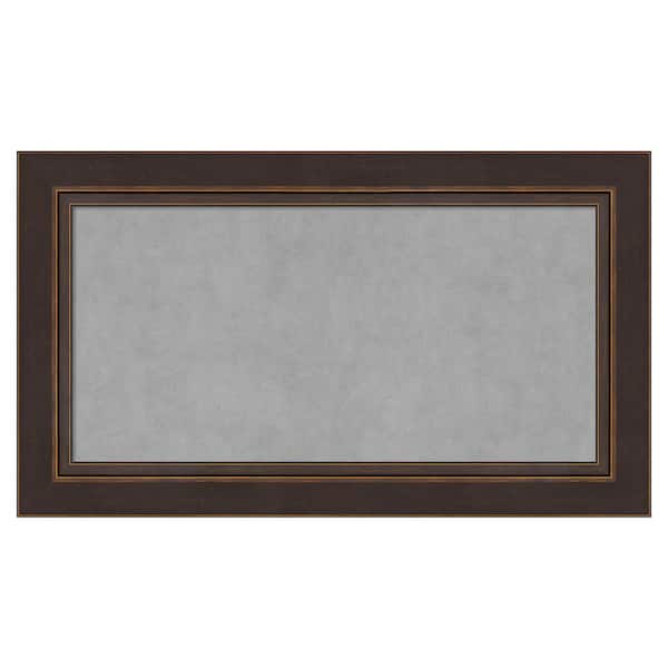 Amanti Art Lara Bronze 28 in. x 16 in. Framed Magnetic Board