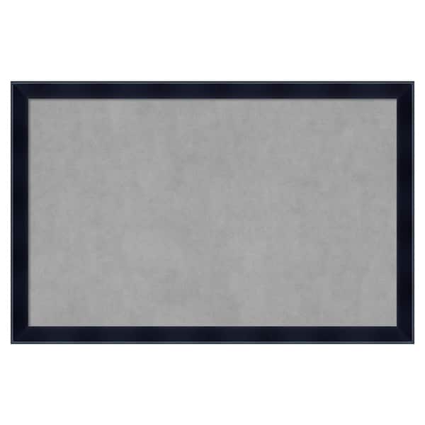 Amanti Art Madison Black 34 in. x 22 in. Framed Magnetic Board