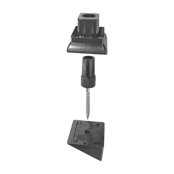 Square Surface Mount Stair Railing Adapters for 3/4 in. Square Balusters (20-Piece)
