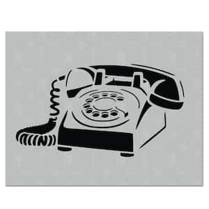 Rotary Phone Stencil