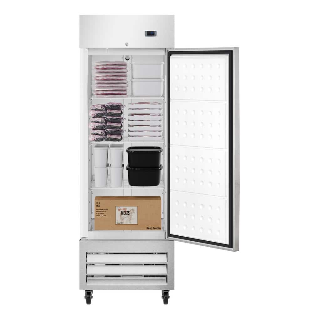 27" Stainless Steel Upright Convertible Refrigerator Freezer