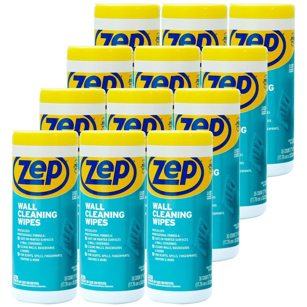 ZEP 40-Count All-Purpose Cleaner Wall Cleaning Wipes (12-Pack) R42210 - The  Home Depot