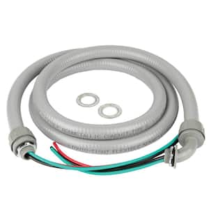 1/2 in. x 6 ft. 10/3 Non-Metallic Flexible PVC Conduit A/C Whip Cable