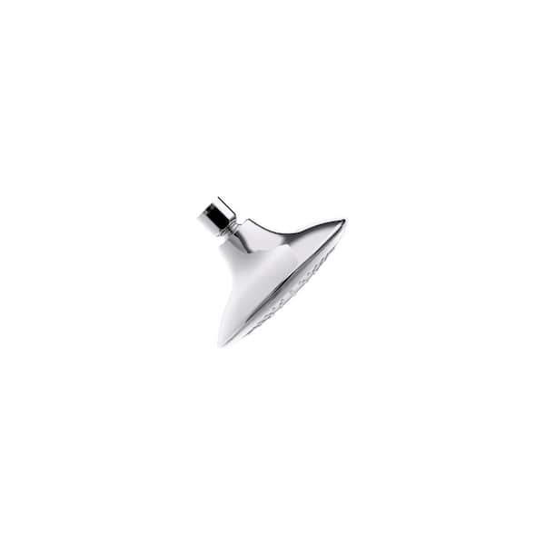 KOHLER Alteo 1-Spray Patterns 5.7 in. Single Wall Mount Fixed Shower Head in Polished Chrome