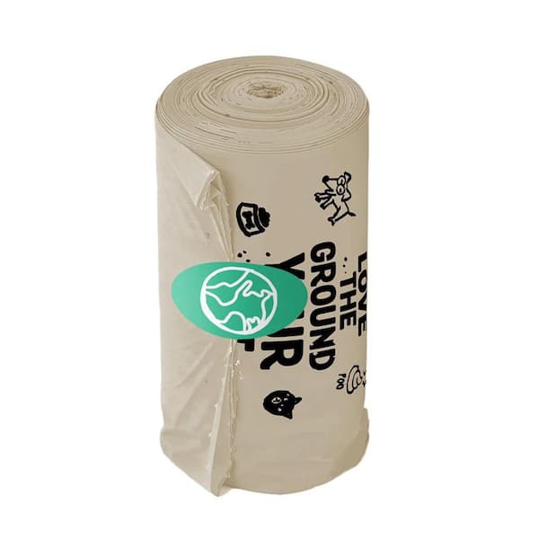 NATURAL PET PARTNERS 13-gallon Trash Can Liners Dog Waste Bags, 4 Rolls, 200  Count 