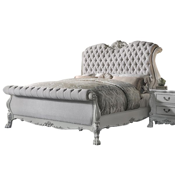 Acme Furniture Dresden White Wood Frame California King Panel Bed