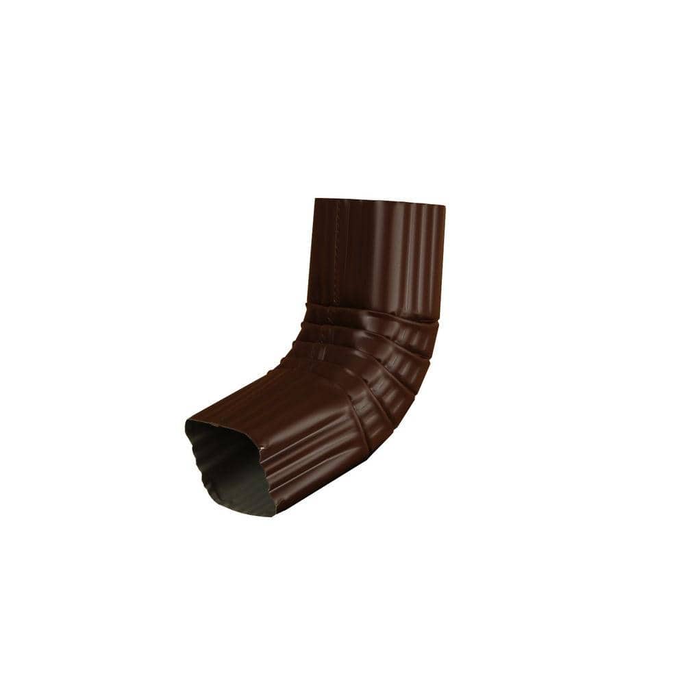 Amerimax Home Products Flex-Elbow 2 in. x 3 in. Brown Vinyl