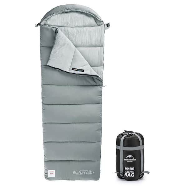 Cesicia 86.6 in. L Sleeping Bags in Gray (1-Pack)