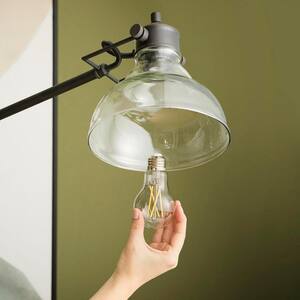 60-Watt Equivalent A19 Dimmable Edison LED Light Bulb True White (4-Pack)