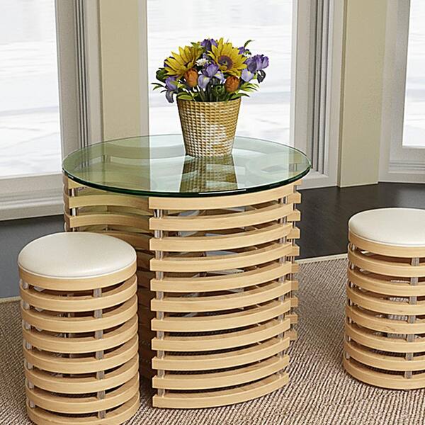 Round Tempered Glass Table Top Black Glass - On Sale - Bed Bath