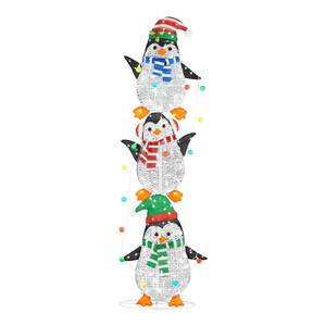 GENIMO Santa Claus Outdoor Christmas Decorations, 30 Lights Pop-up
