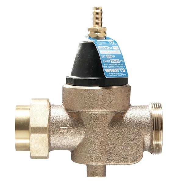 Watts 3/4 in. Brass MPT x FPT Pressure Reducing Valve