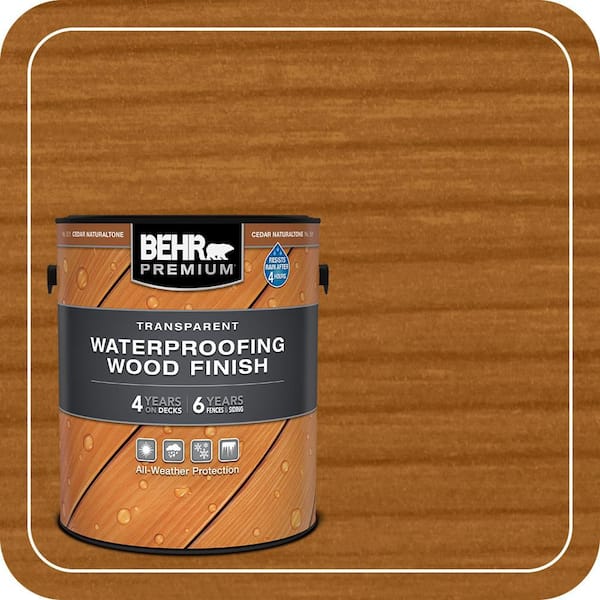 1 gal. Cedar Naturaltone Transparent Waterproofing Exterior Wood Finish
