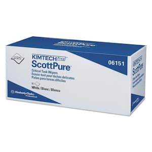 SCOTTPURE 12 in. x 23, White, Critical Task Towel, (50/Box), (8-Boxes/Carton)
