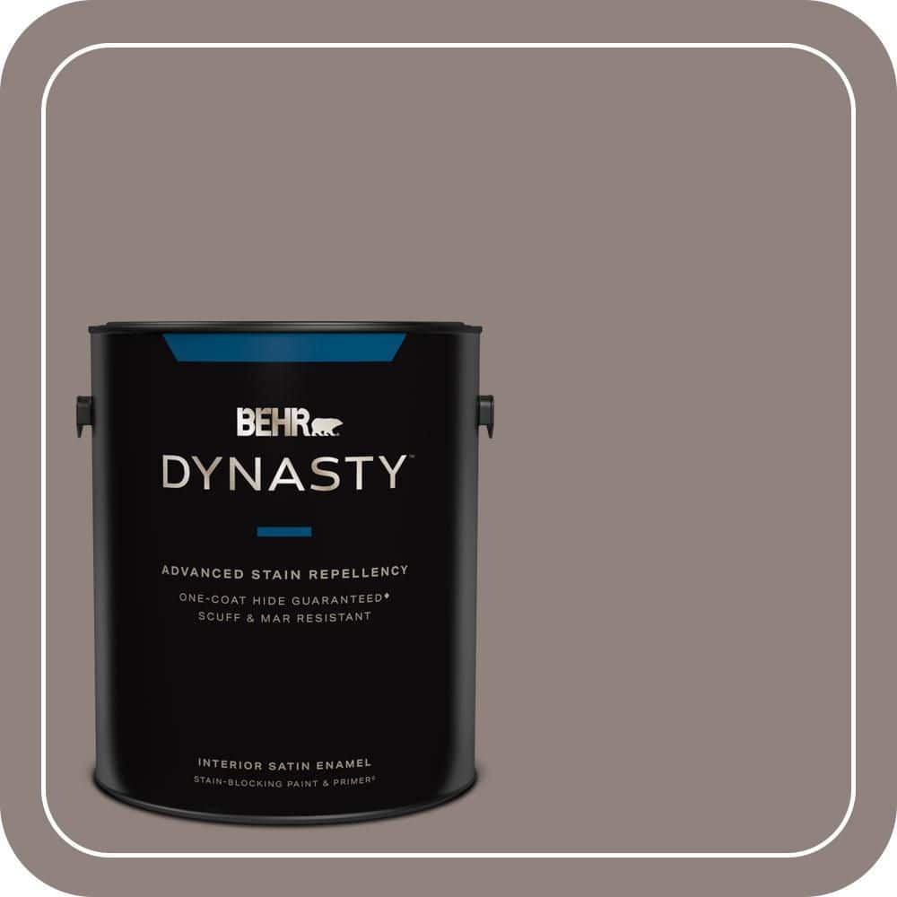 1 gal. Home Decorators Collection #HDC-CL-22G Roanoke Taupe Satin Enamel Interior Stain-Blocking Paint and Primer price history on PriceWatchPro