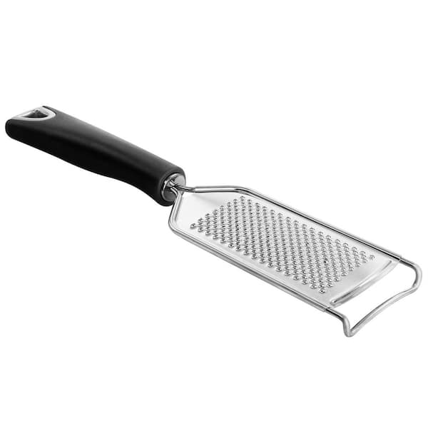 Stainless Steel Food Grater With Round Beech Wood Handle - Temu