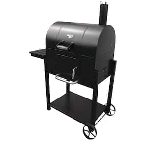Lone Star Charcoal Grill in Black