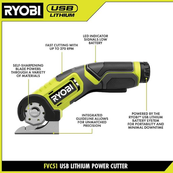 RYOBI USB Lithium Foam Cutter Tip Kit (2-Piece) for Hot Wire Foam Cutter  FVH64 - Yahoo Shopping