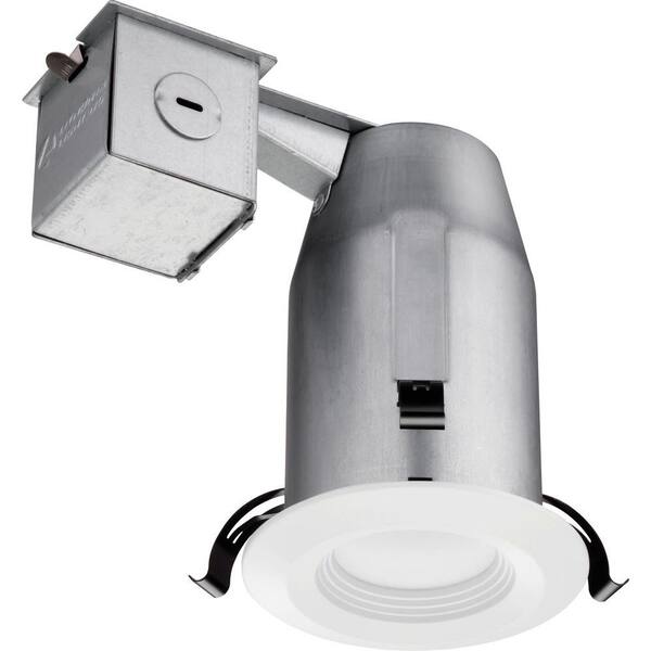 Lithonia Lighting 3 in. Matte White Recessed LED Baffle Kit