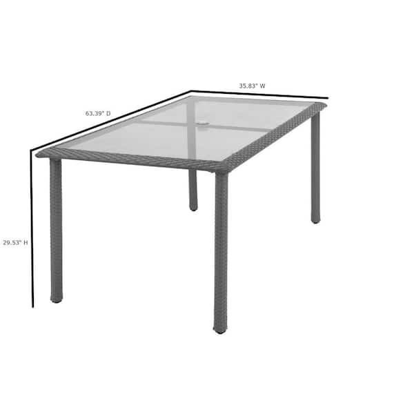 Hampton bay 60 x 38 deals table