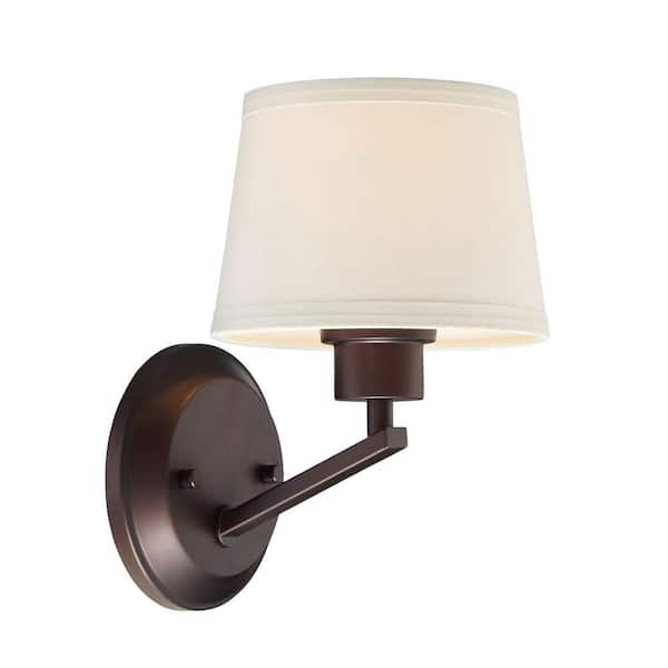 Designers Fountain Studio 1-Light Satin Bronze Interior Wall Sconce