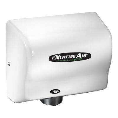 eXtremeAir White Steel High Speed Touchless Automatic Electric Hand Dryer