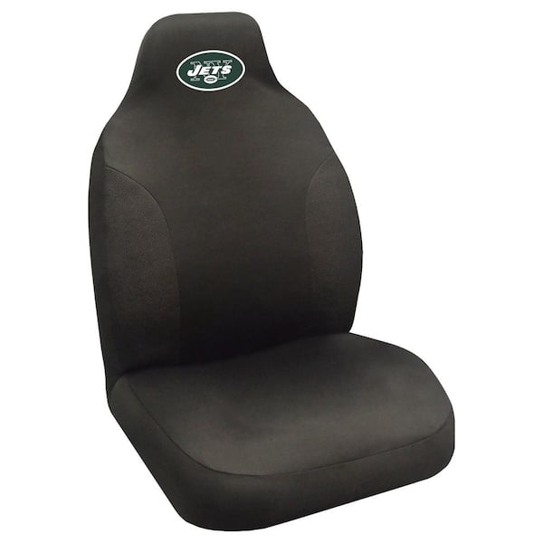 FANMATS NFL - New York Jets Black Polyester Embroidered 0.1 in. x 20 in. x 40 in. Seat Cover