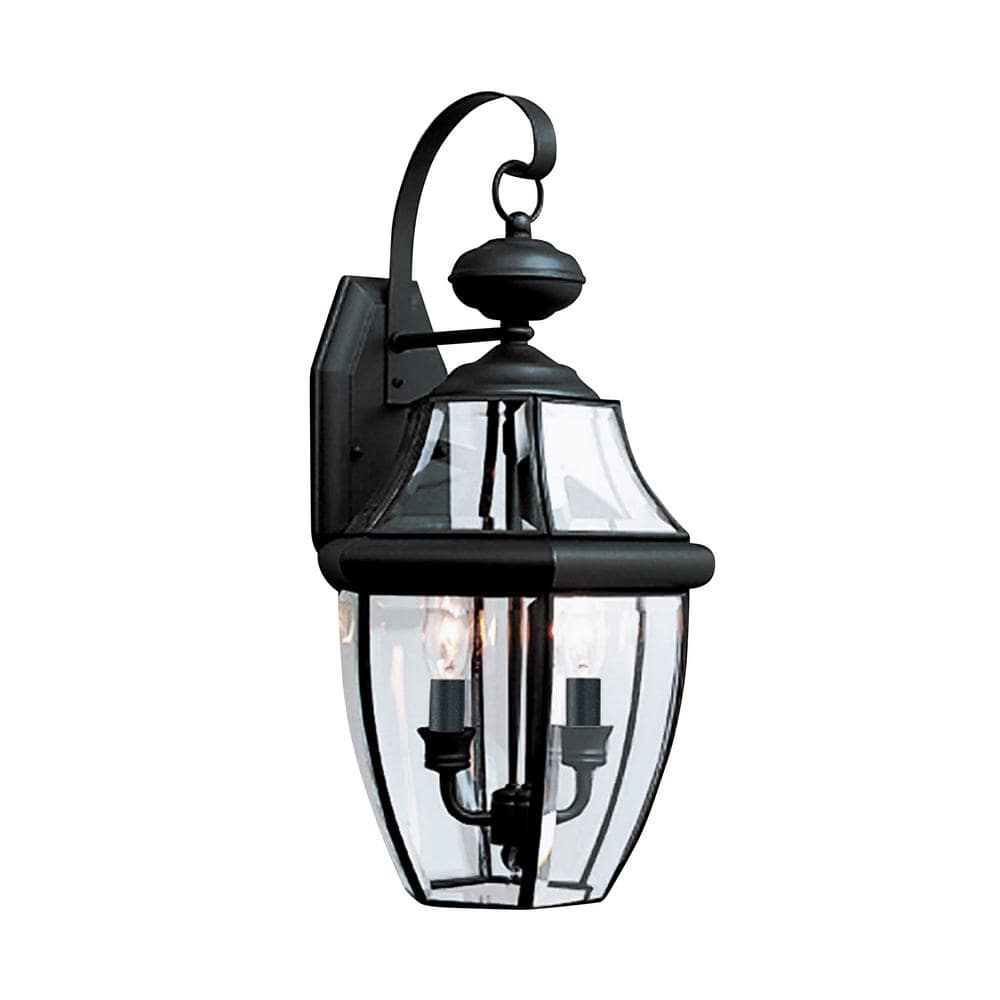 Generation Lighting Lancaster 10 in. W 2-Light Traditional Black